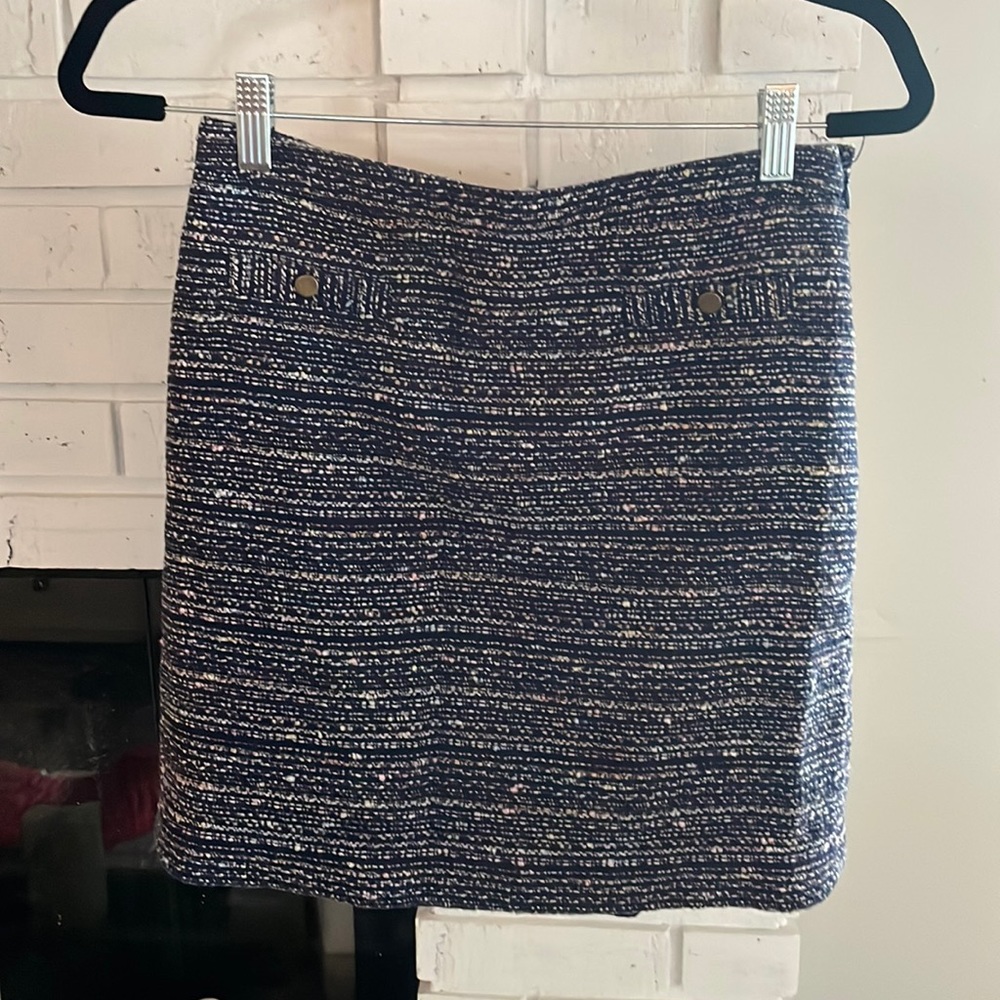 Loft Tweed Skirt Multicolor